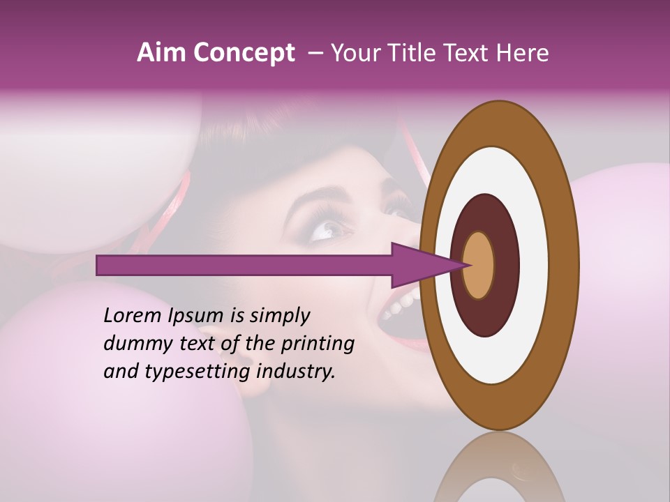 Pleasure Balloon Emotions PowerPoint Template