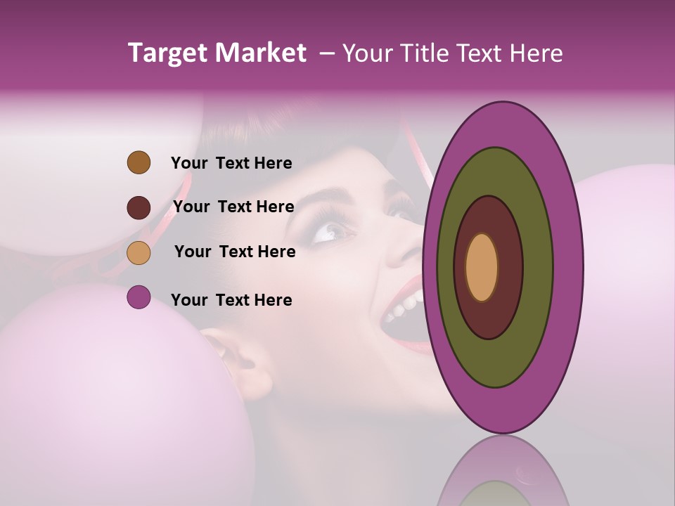 Pleasure Balloon Emotions PowerPoint Template