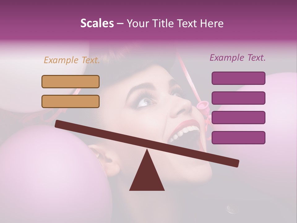 Pleasure Balloon Emotions PowerPoint Template