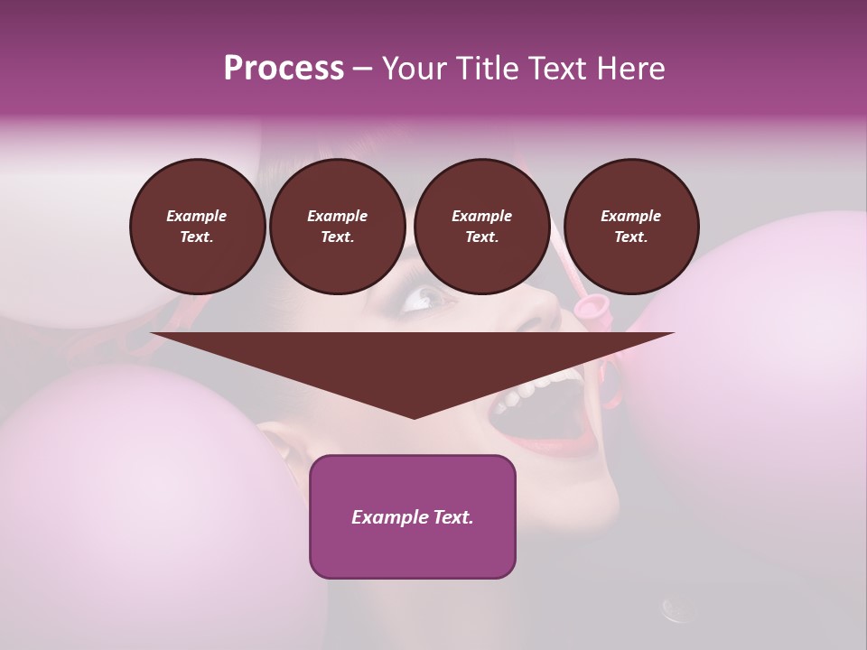 Pleasure Balloon Emotions PowerPoint Template