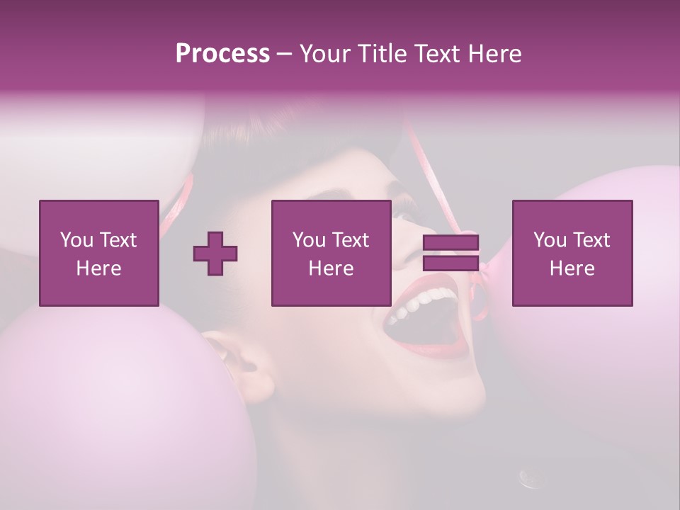Pleasure Balloon Emotions PowerPoint Template