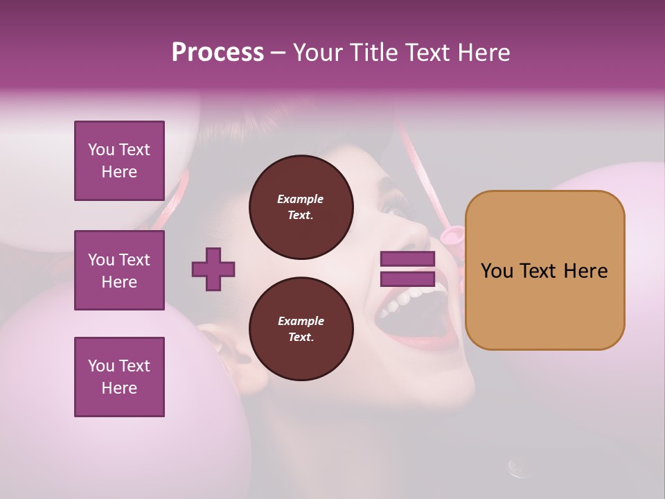 Pleasure Balloon Emotions PowerPoint Template