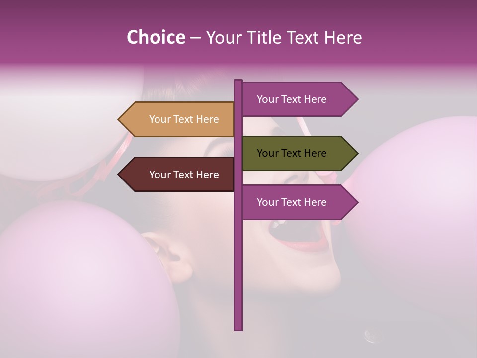 Pleasure Balloon Emotions PowerPoint Template