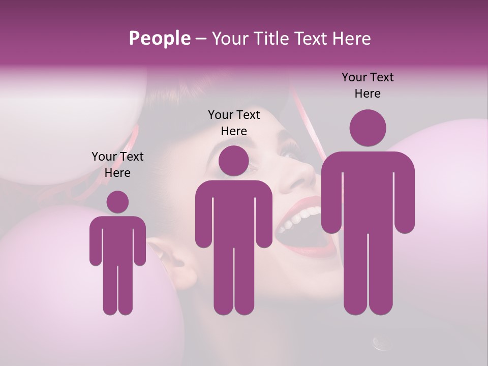 Pleasure Balloon Emotions PowerPoint Template