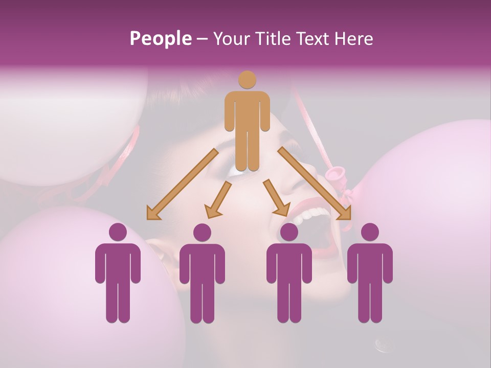 Pleasure Balloon Emotions PowerPoint Template