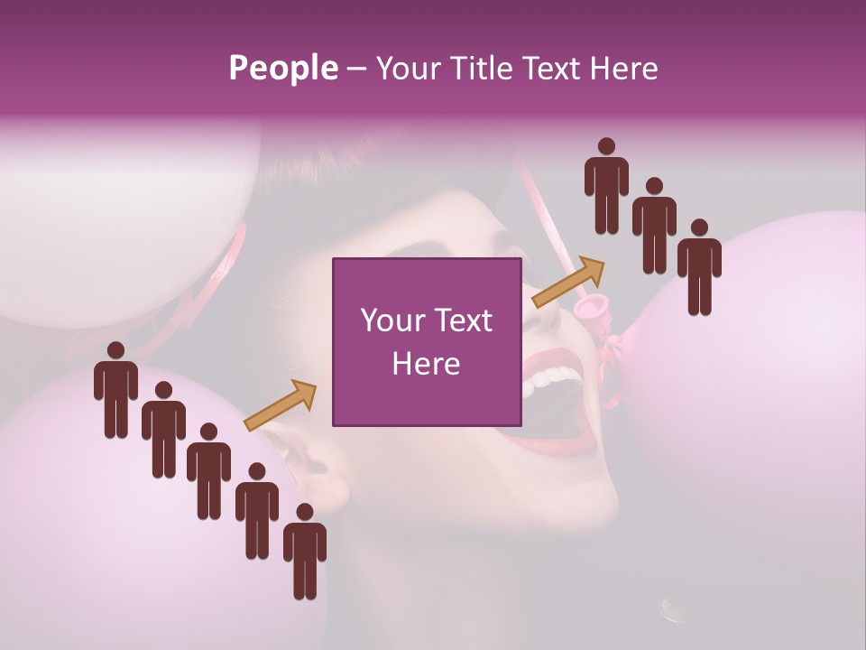 Pleasure Balloon Emotions PowerPoint Template