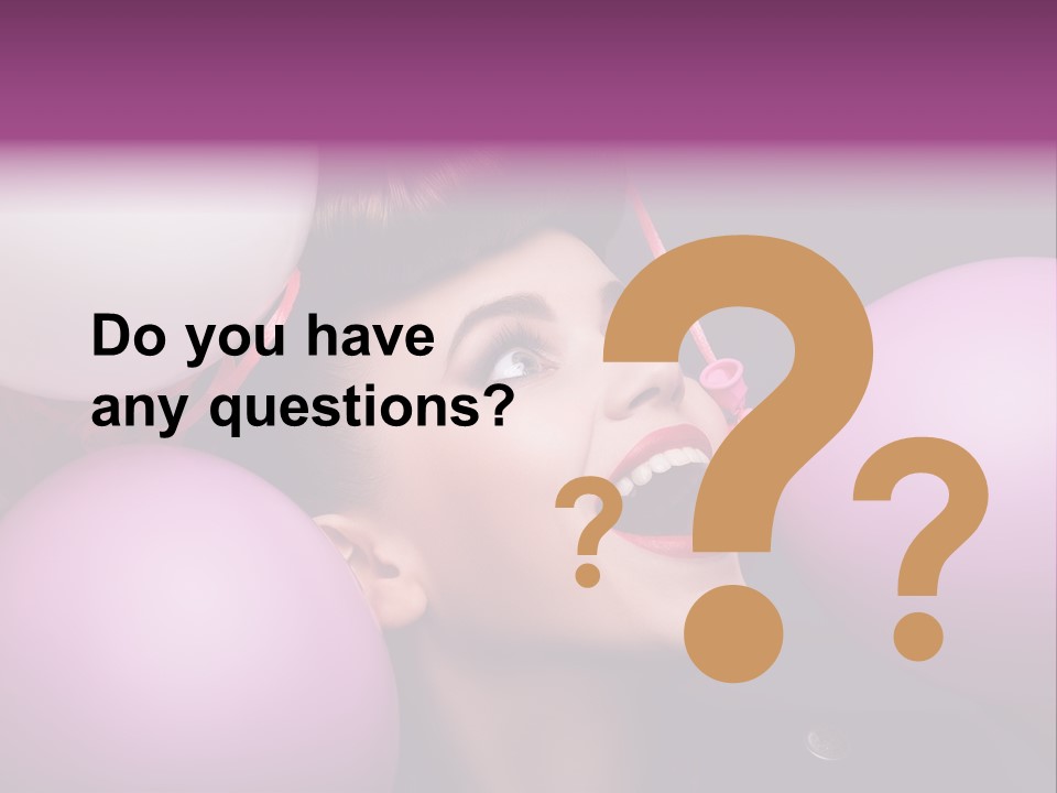 Pleasure Balloon Emotions PowerPoint Template