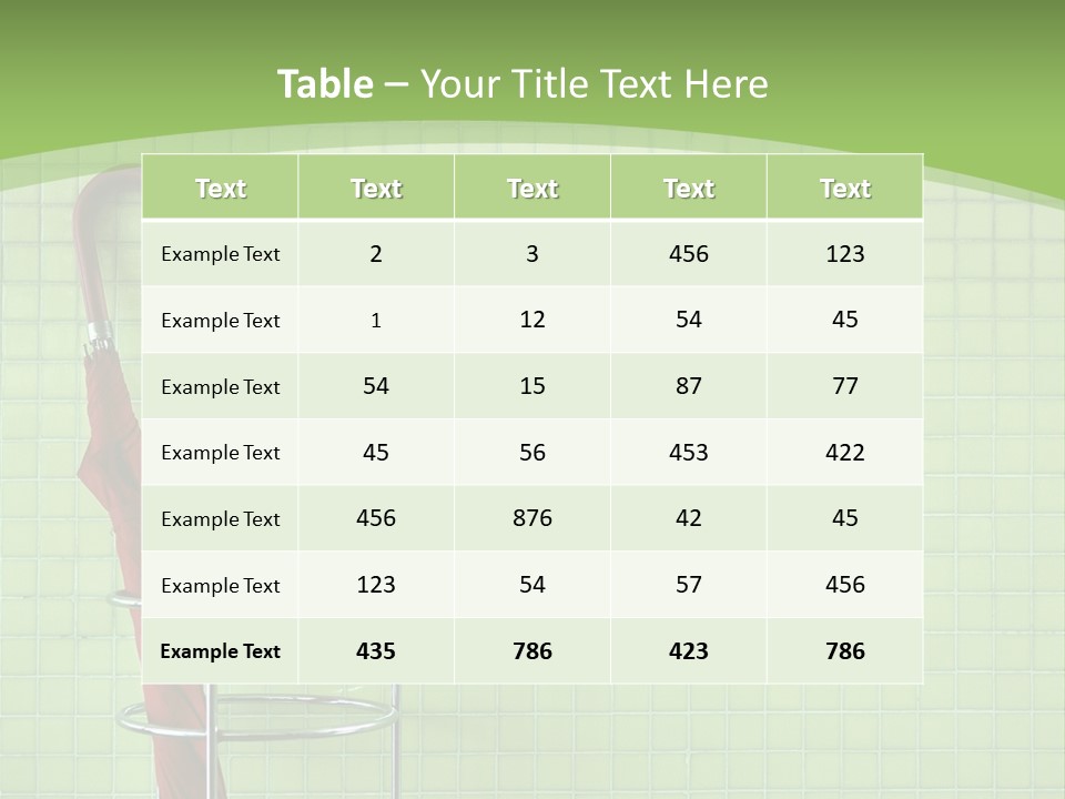 Compound Homeopathy Ingredients PowerPoint Template