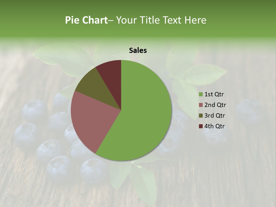 Forest Bilberry Jam Bilberries PowerPoint Template