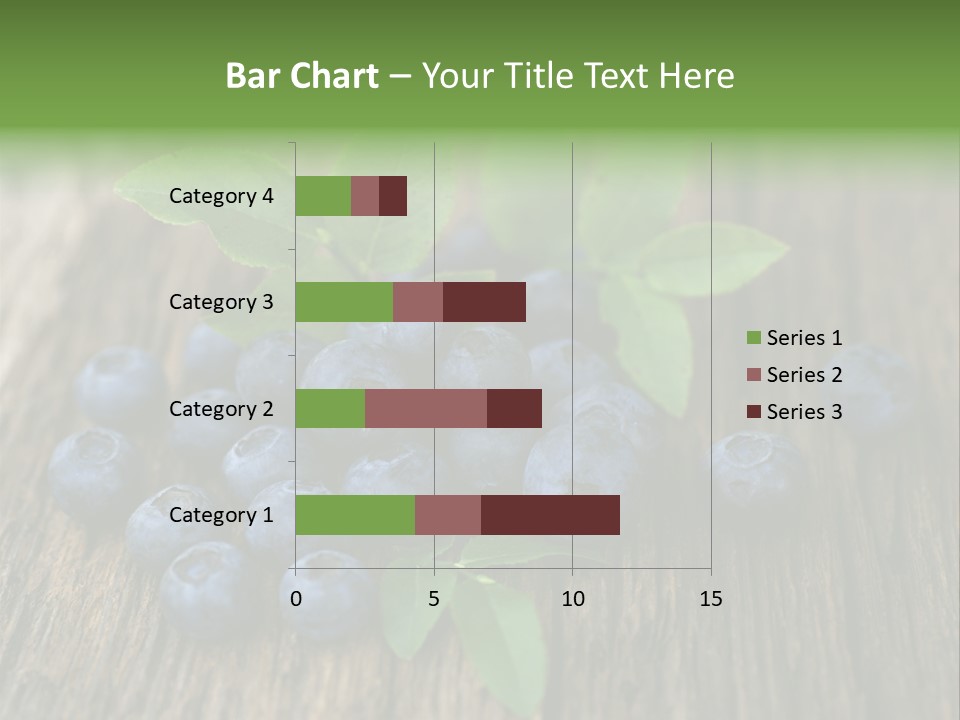 Forest Bilberry Jam Bilberries PowerPoint Template