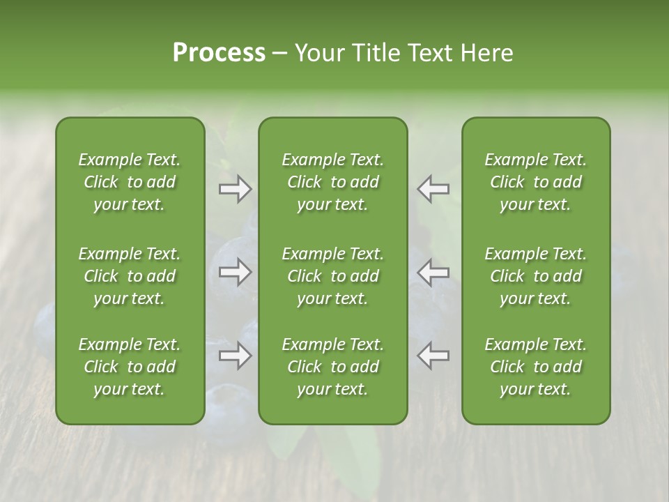 Forest Bilberry Jam Bilberries PowerPoint Template