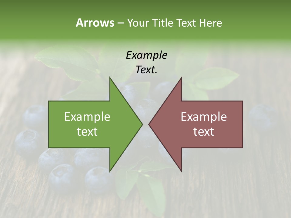 Forest Bilberry Jam Bilberries PowerPoint Template