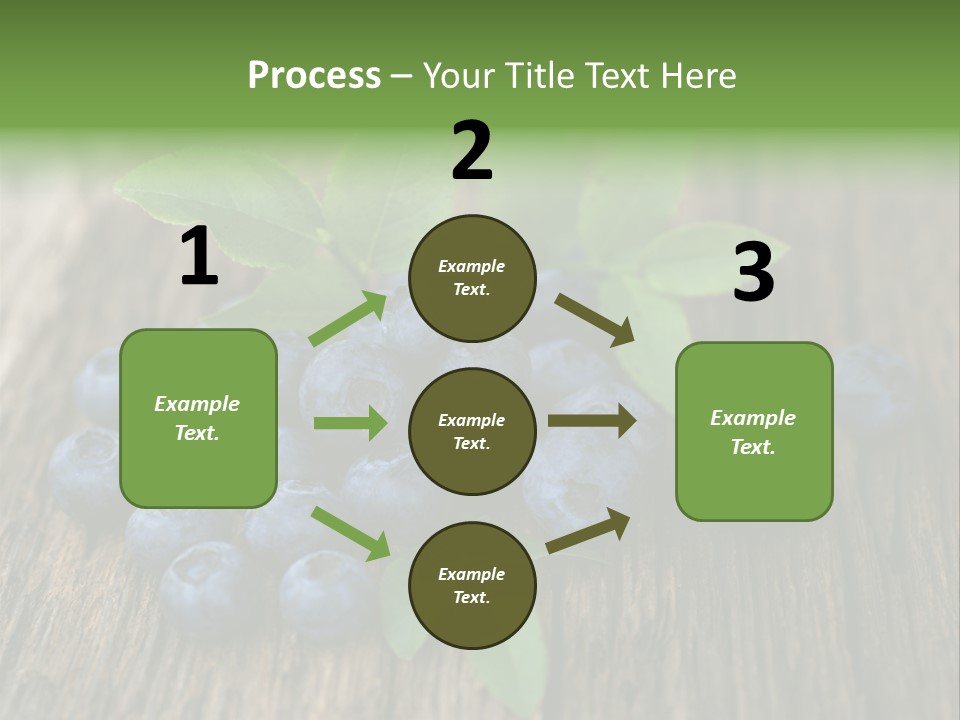 Forest Bilberry Jam Bilberries PowerPoint Template