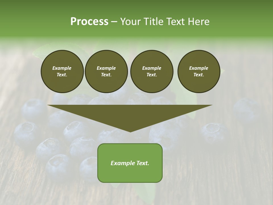 Forest Bilberry Jam Bilberries PowerPoint Template