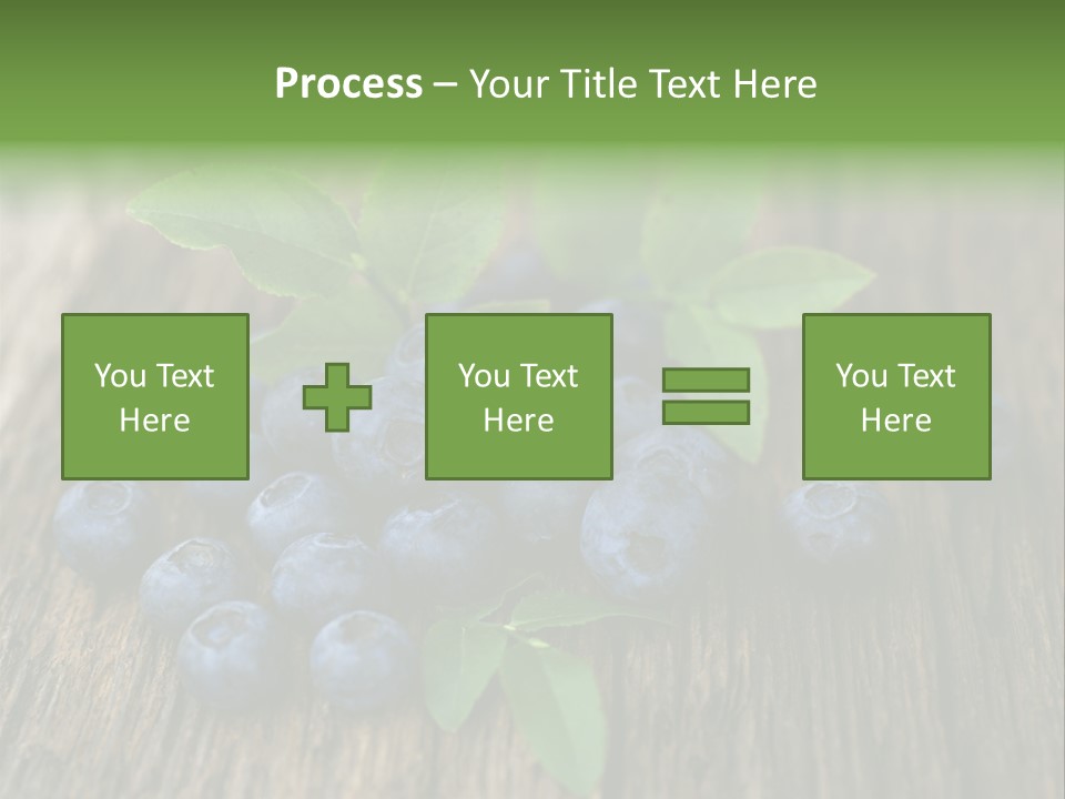 Forest Bilberry Jam Bilberries PowerPoint Template