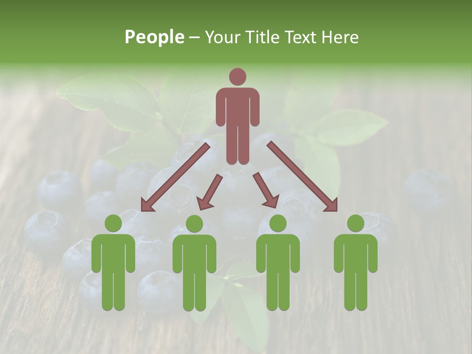 Forest Bilberry Jam Bilberries PowerPoint Template