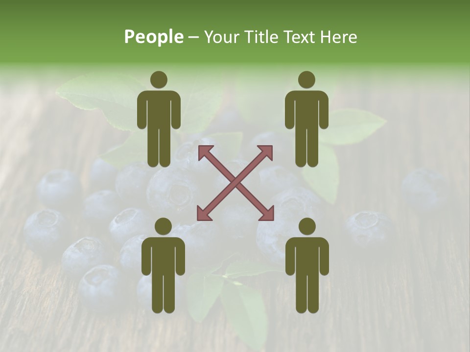 Forest Bilberry Jam Bilberries PowerPoint Template