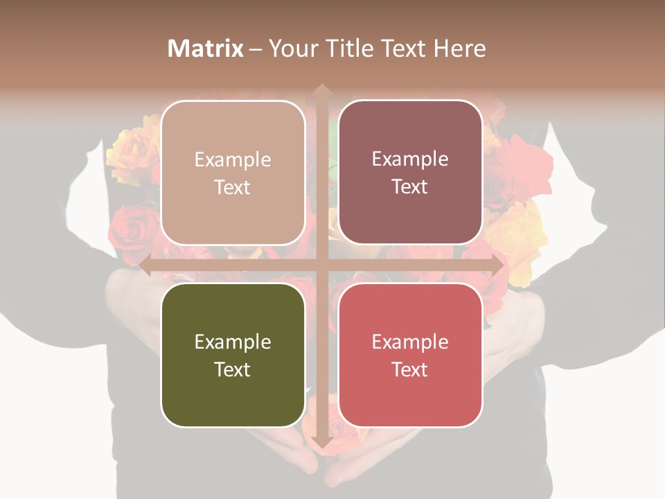 Heart Wedding Male PowerPoint Template