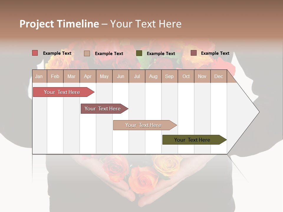 Heart Wedding Male PowerPoint Template