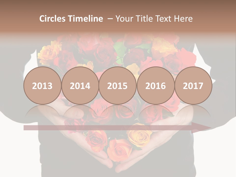 Heart Wedding Male PowerPoint Template