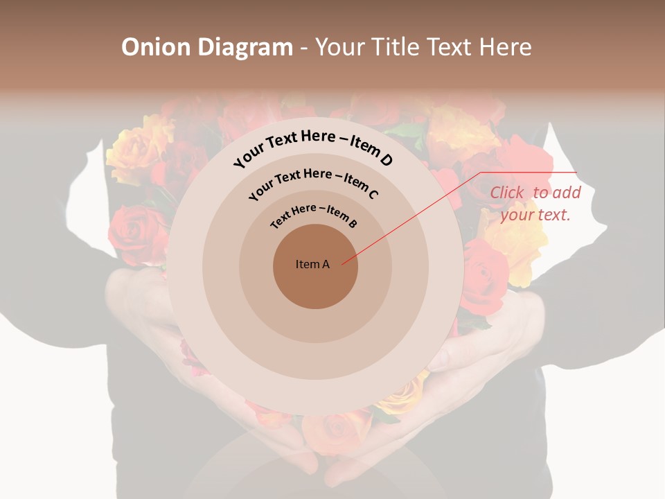 Heart Wedding Male PowerPoint Template