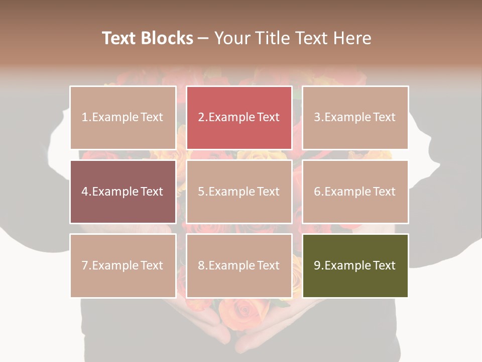 Heart Wedding Male PowerPoint Template