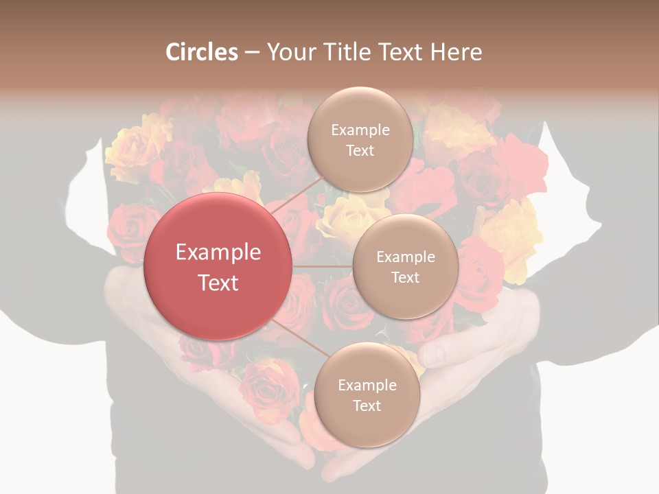 Heart Wedding Male PowerPoint Template