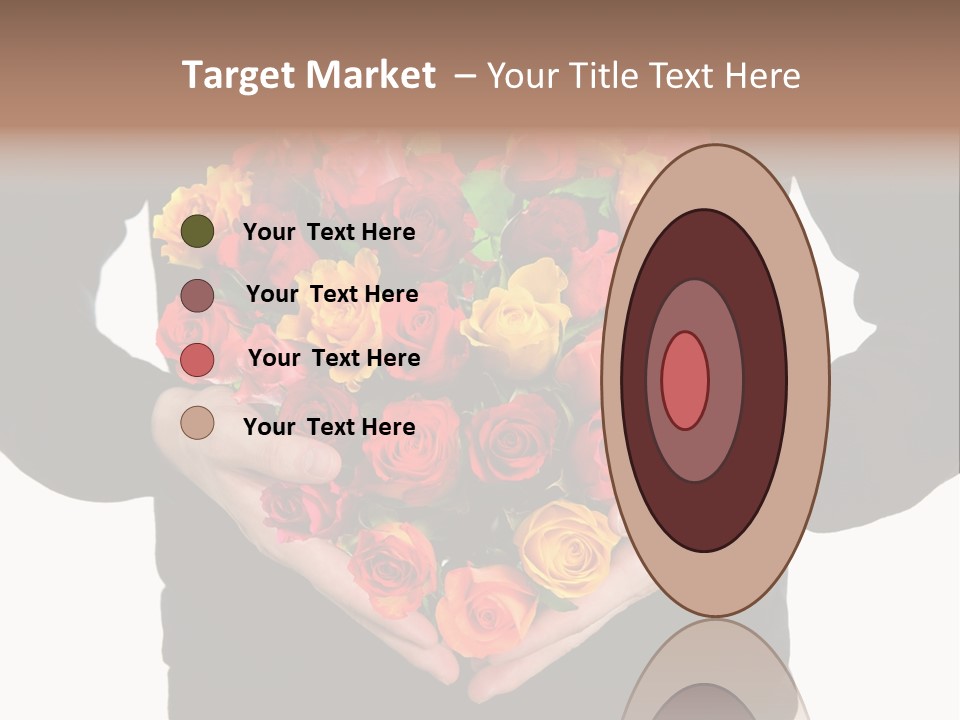 Heart Wedding Male PowerPoint Template