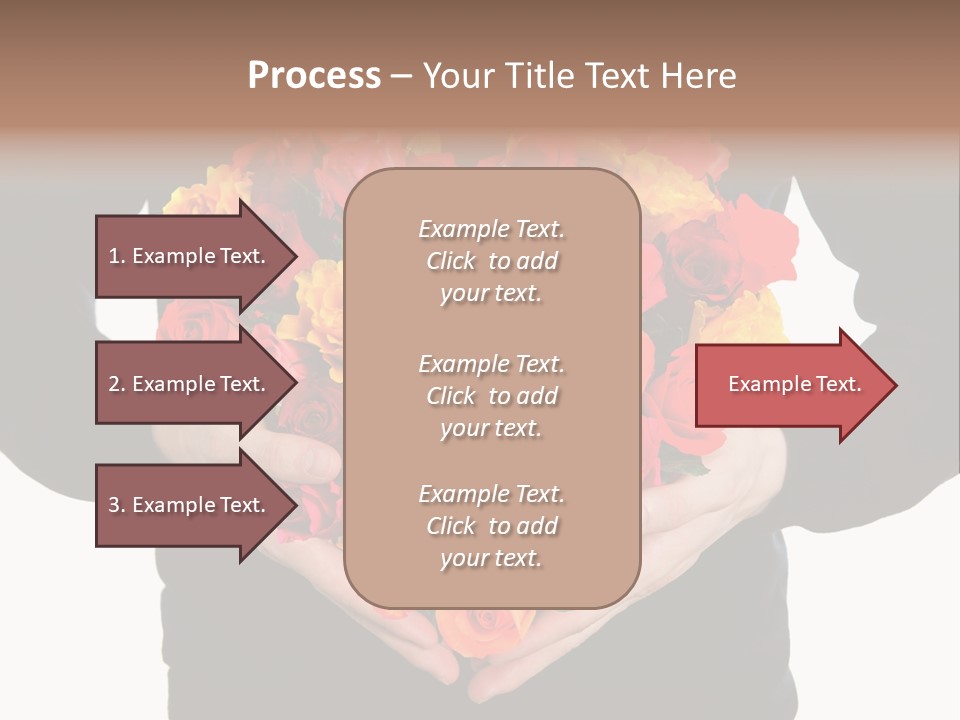 Heart Wedding Male PowerPoint Template