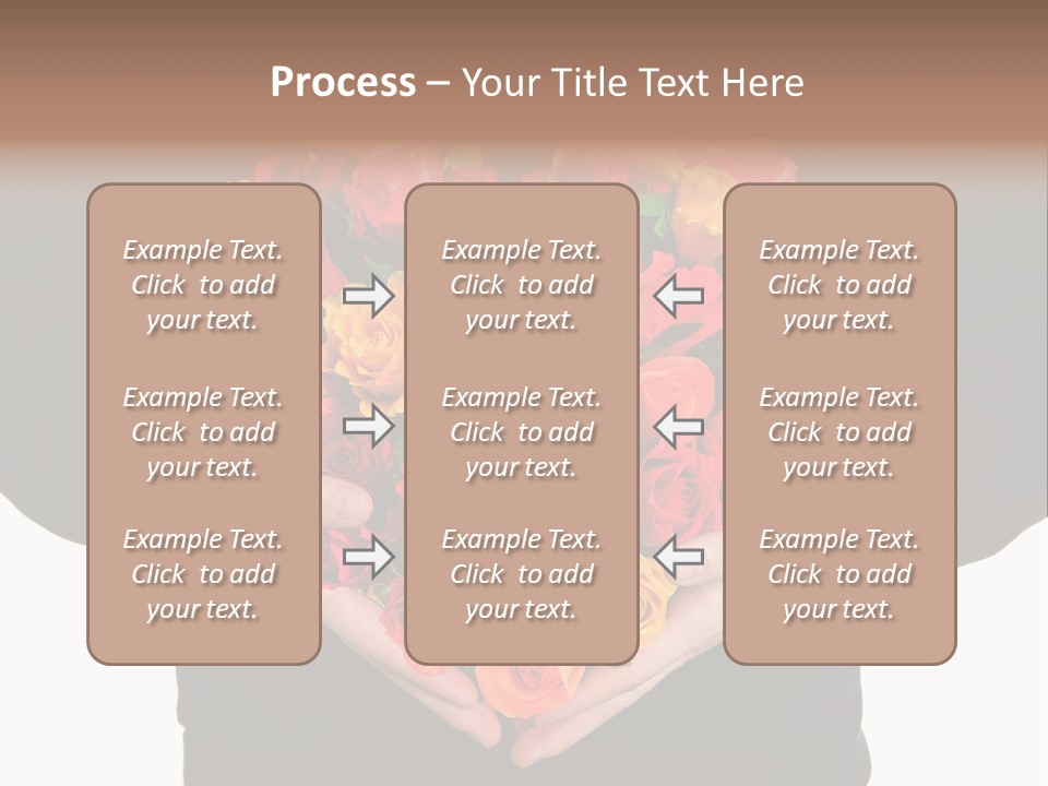 Heart Wedding Male PowerPoint Template