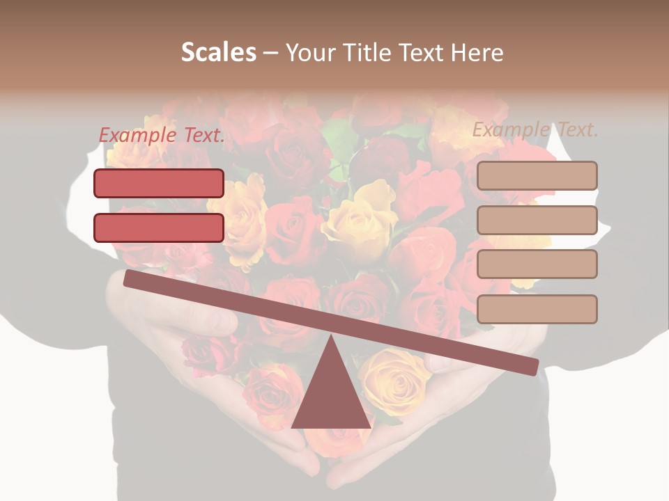 Heart Wedding Male PowerPoint Template