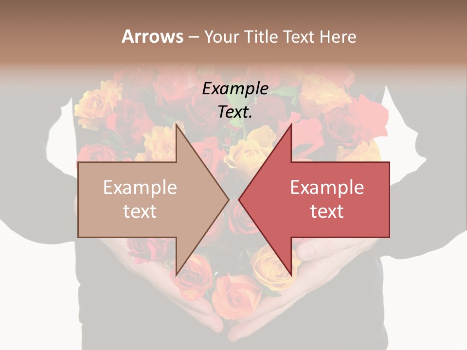 Heart Wedding Male PowerPoint Template