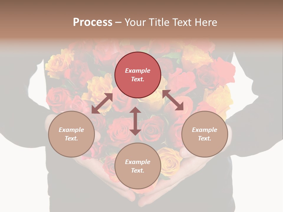 Heart Wedding Male PowerPoint Template