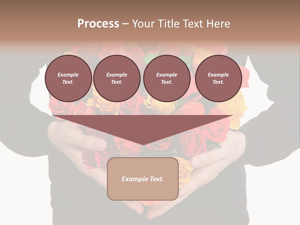 Heart Wedding Male PowerPoint Template