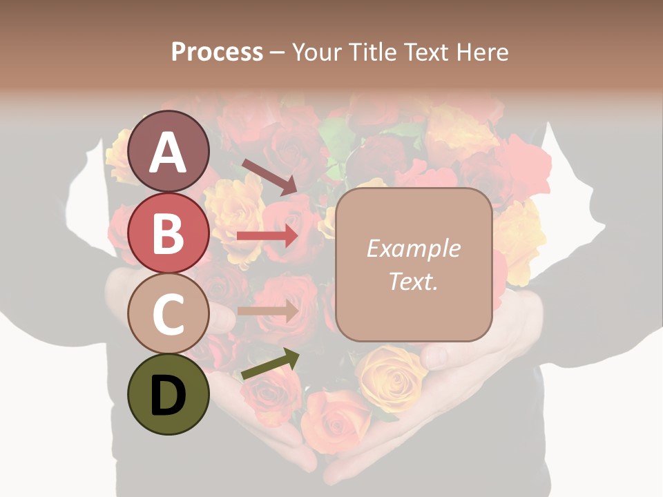 Heart Wedding Male PowerPoint Template