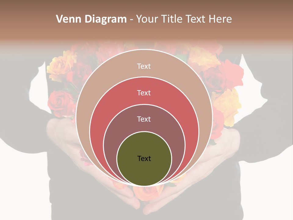Heart Wedding Male PowerPoint Template