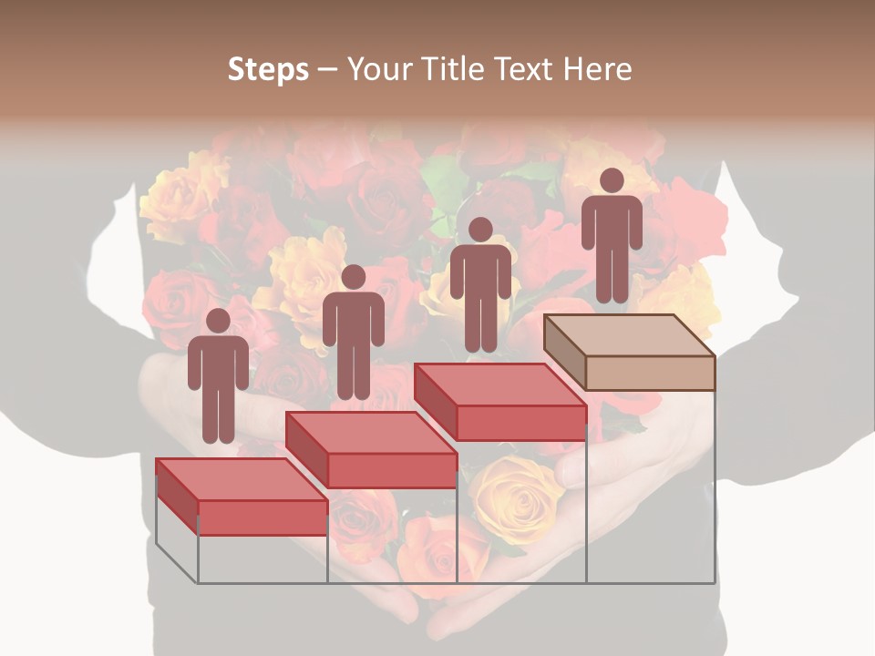 Heart Wedding Male PowerPoint Template