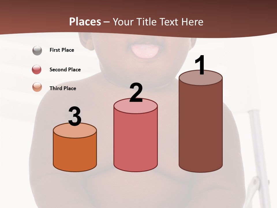 Afro American Beautiful Kid PowerPoint Template