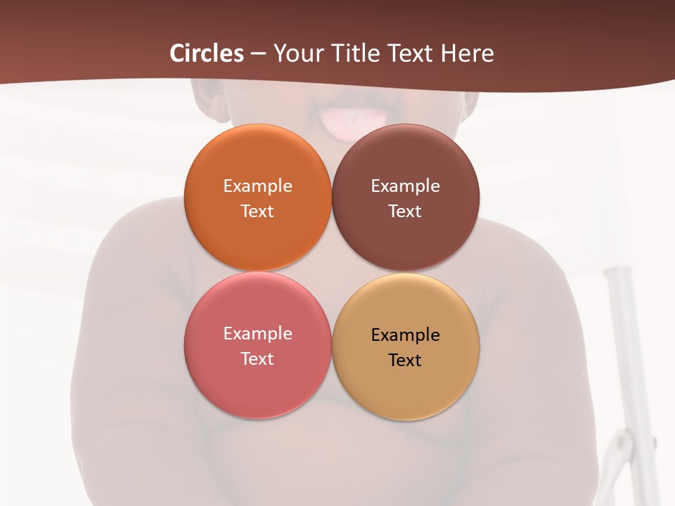 Afro American Beautiful Kid PowerPoint Template