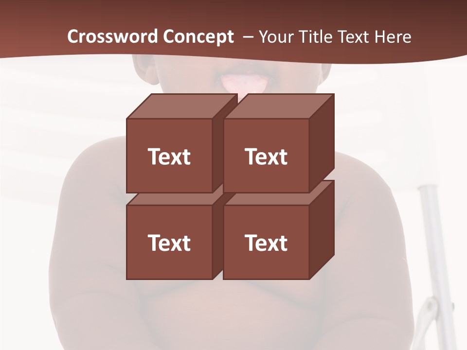 Afro American Beautiful Kid PowerPoint Template