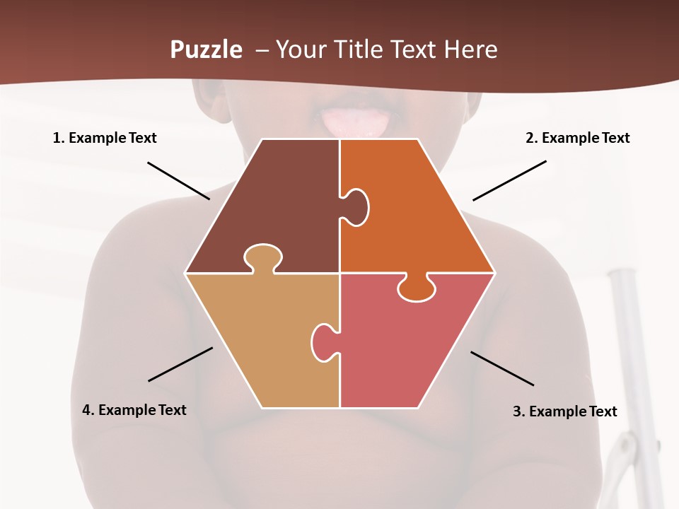 Afro American Beautiful Kid PowerPoint Template