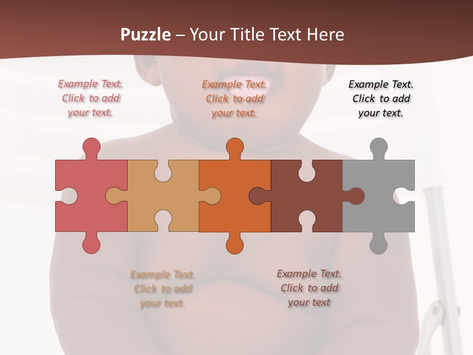 Afro American Beautiful Kid PowerPoint Template