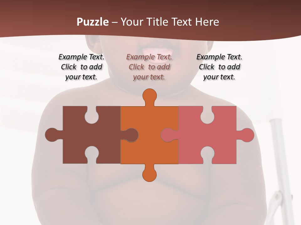 Afro American Beautiful Kid PowerPoint Template