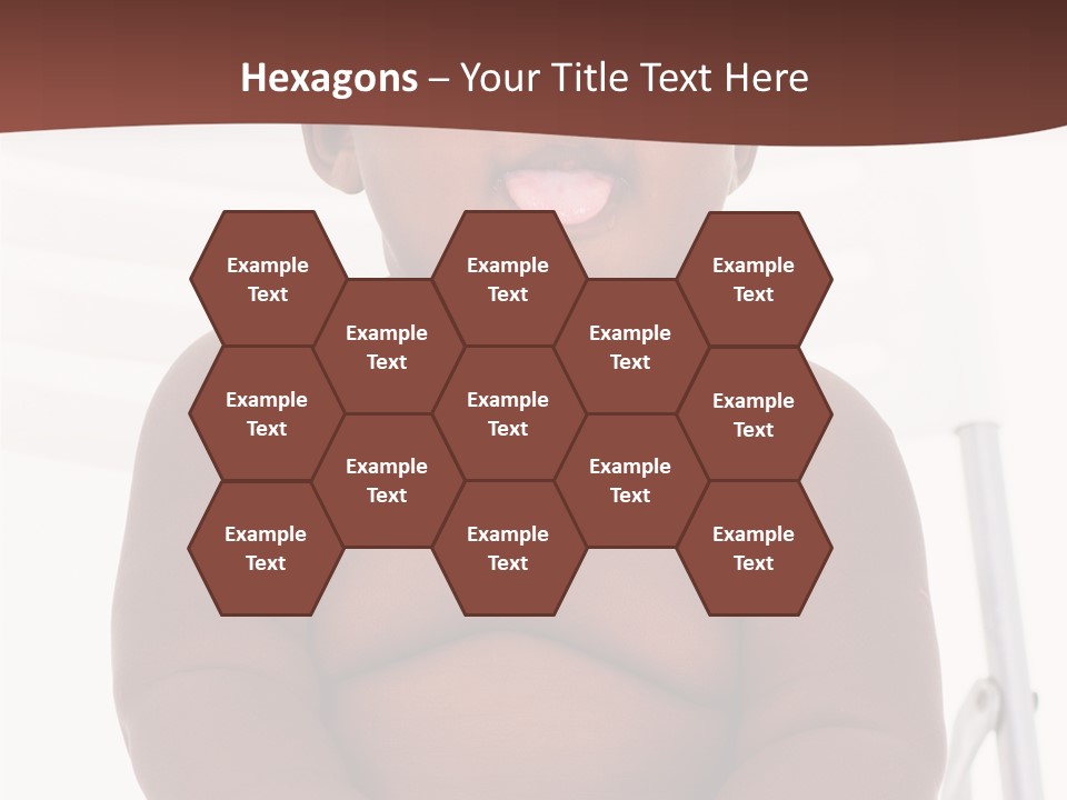 Afro American Beautiful Kid PowerPoint Template