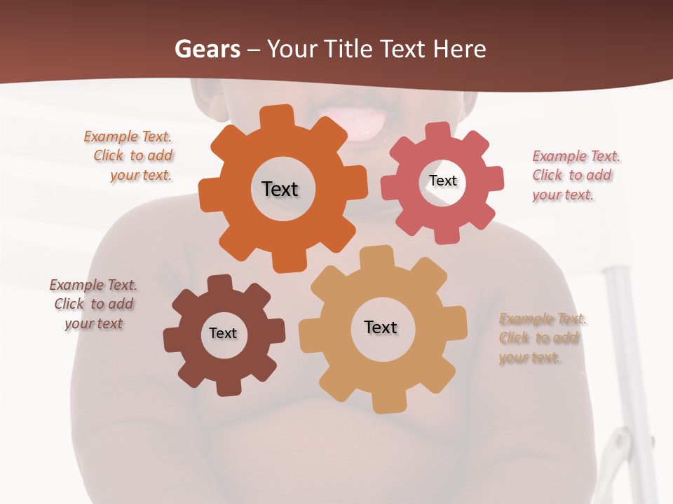 Afro American Beautiful Kid PowerPoint Template