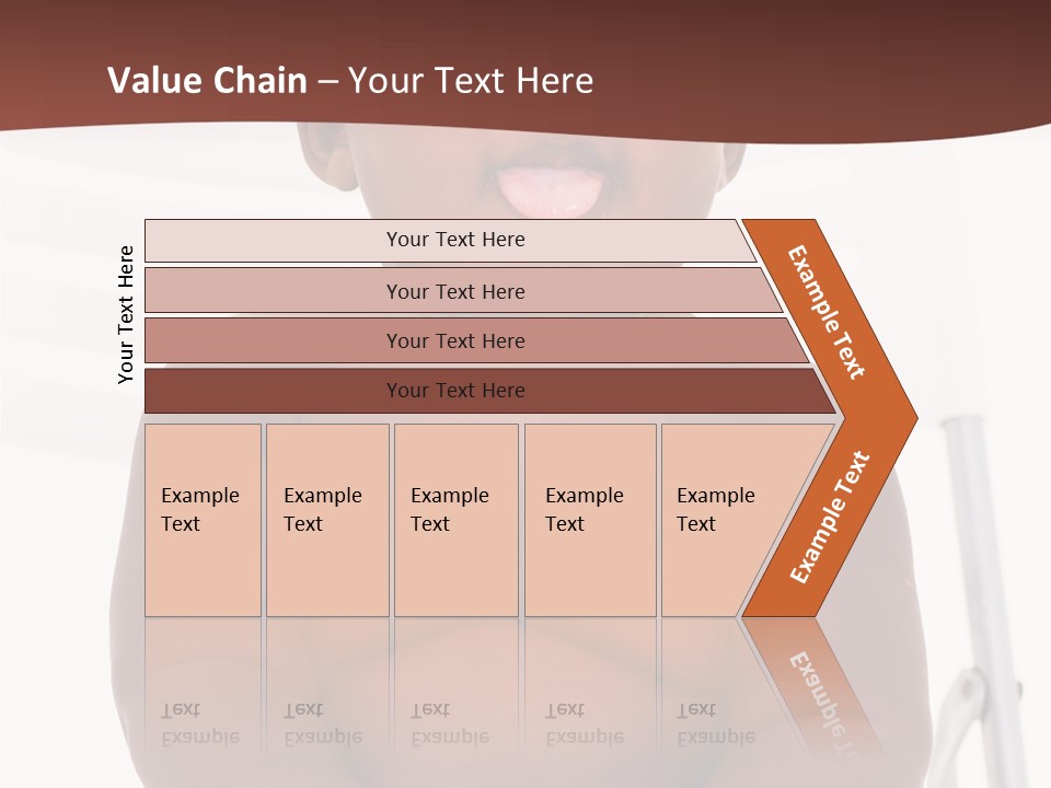 Afro American Beautiful Kid PowerPoint Template