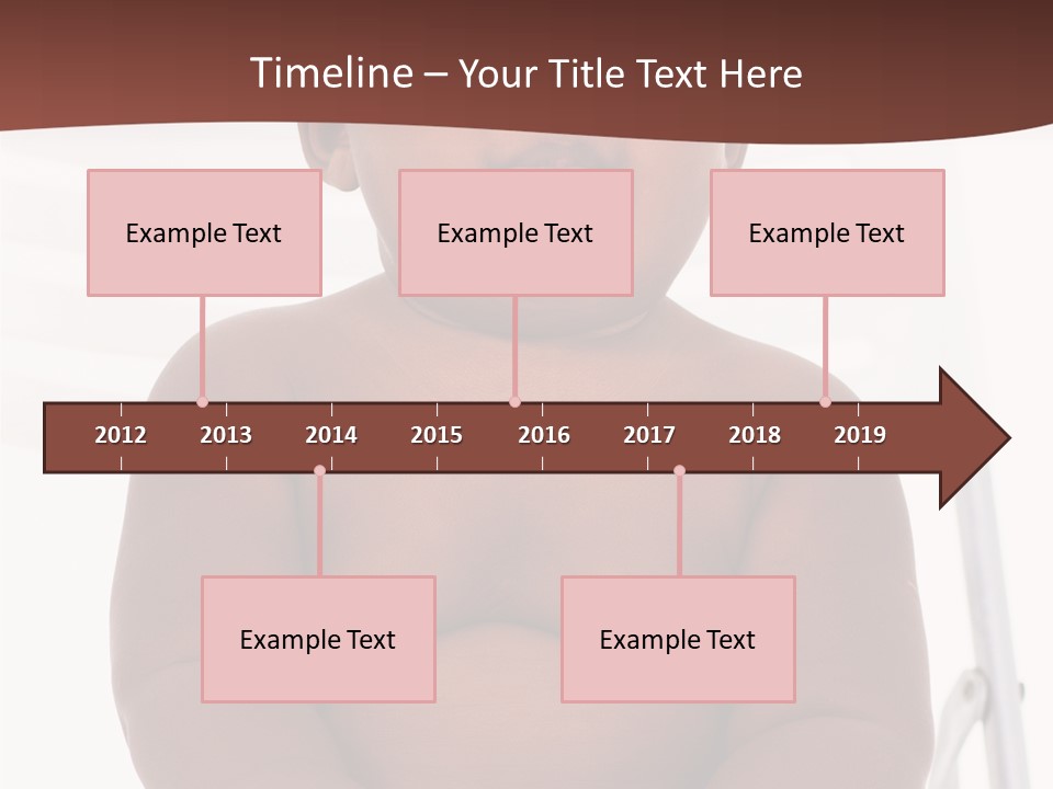 Afro American Beautiful Kid PowerPoint Template