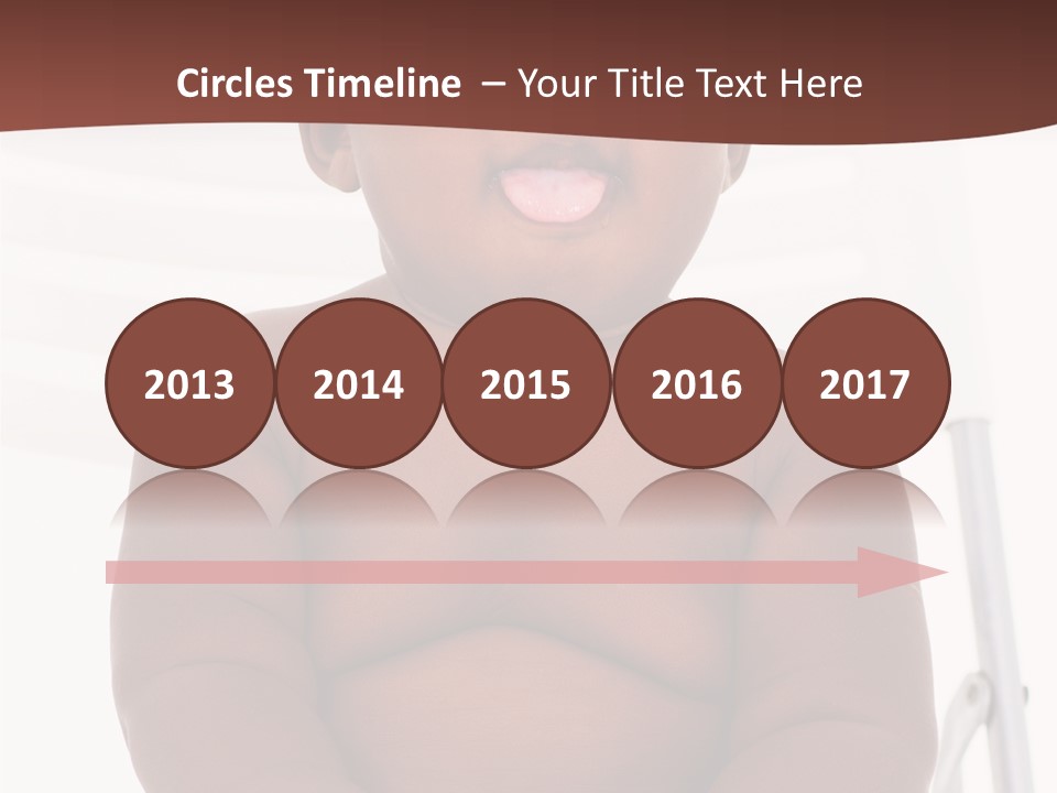 Afro American Beautiful Kid PowerPoint Template