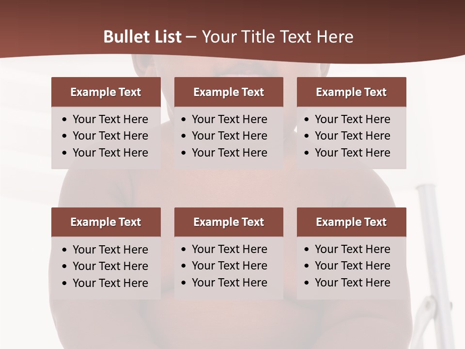 Afro American Beautiful Kid PowerPoint Template