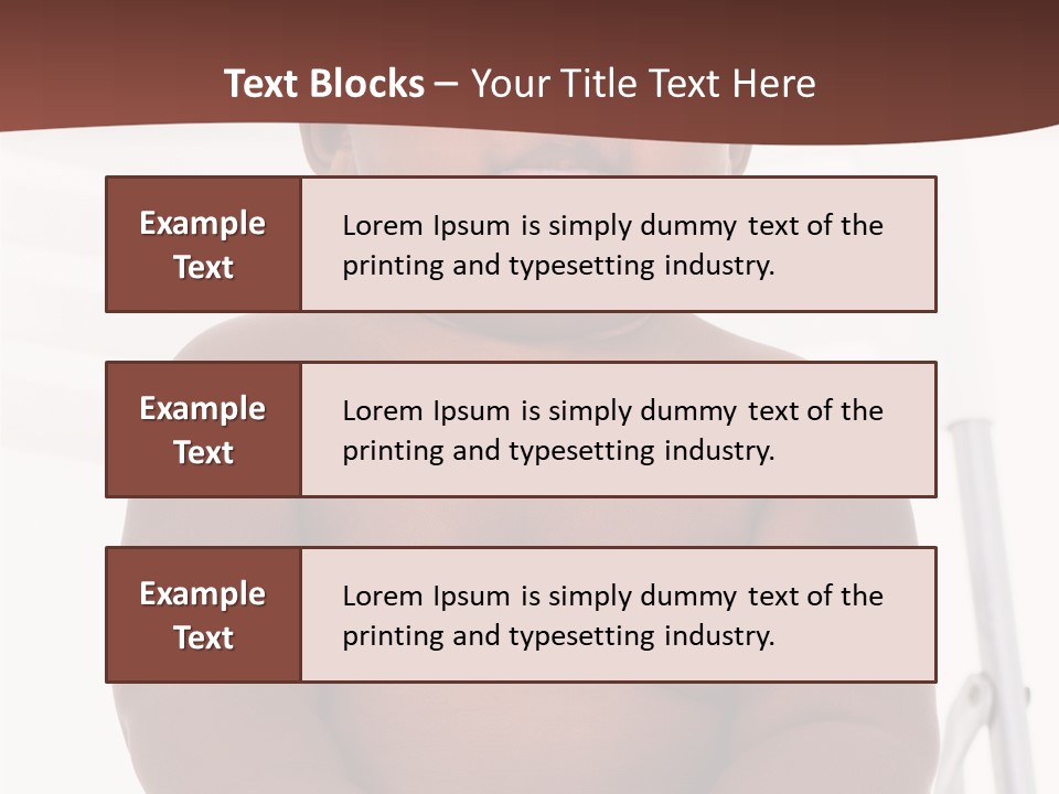 Afro American Beautiful Kid PowerPoint Template